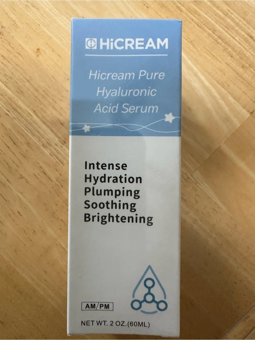 Pure Hyaluronic Acid Serum — Blue & White Hydrating Serum